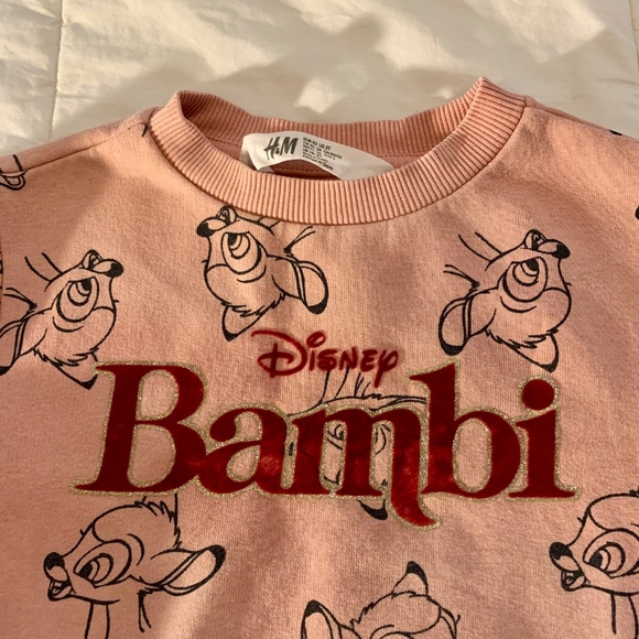 H&M Disney Bambi Sweatshirt 2T - Picture 7 of 15